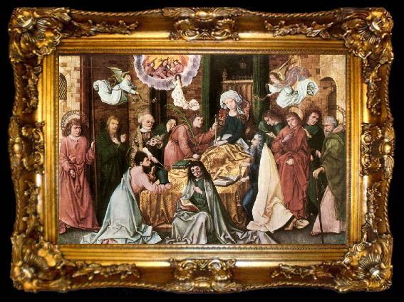 framed  HOLBEIN, Hans the Elder Death of the Virgin af, ta009-2
